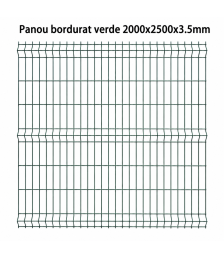 Panou bordurat verde 2000 x 2500 x 3.5 mm